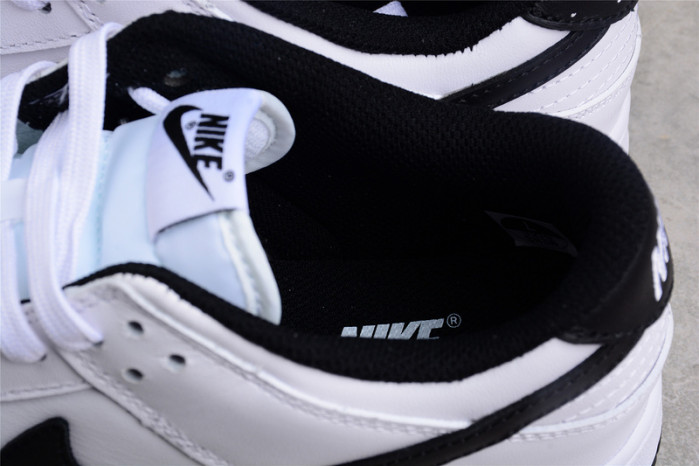 nike dunk low white and black dd1503-113