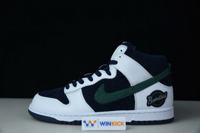 nike dunk high sports specialties white navy dh0953 400