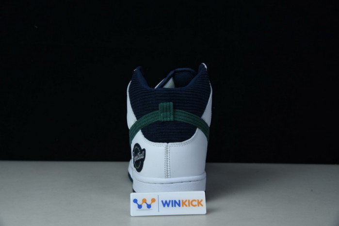 nike dunk high sports specialties white navy dh0953 400
