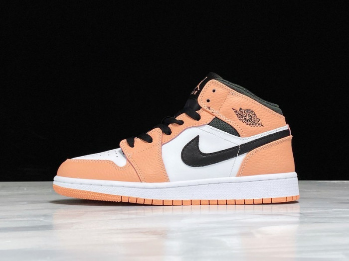 air jordan 1 mid pink quartz (gs) 555112-603