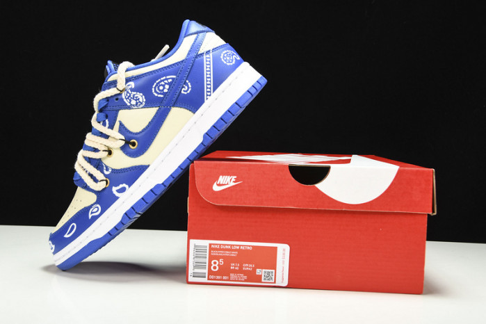 nike dunk low retro black/yper cobaltwhte dd1931-001