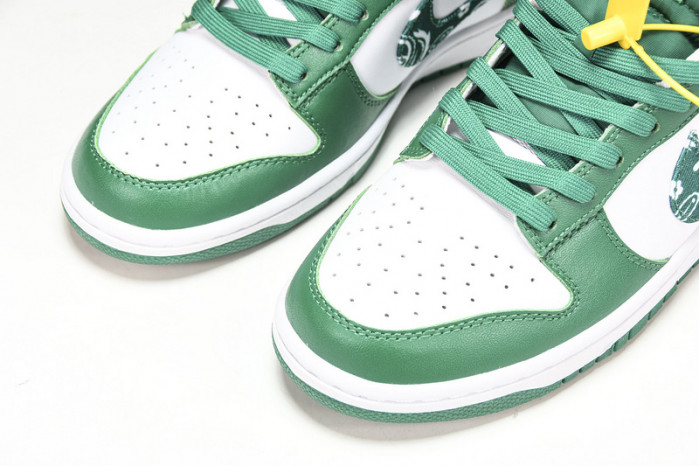 nike dunk low "green paisley" dh4401-102