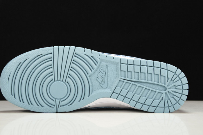 nike dunk low "green/blue paisley" dh4401-101