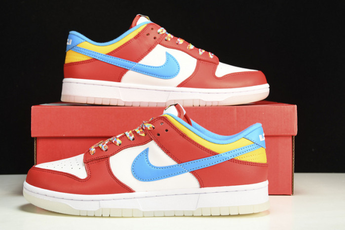 nike dunk low qs lebron james fruity pebbles dh8009-600
