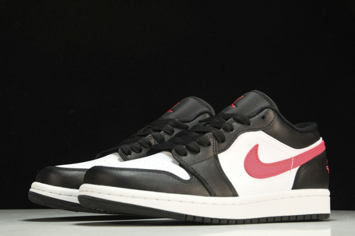 jordan 1 low black siren red dc0774-004