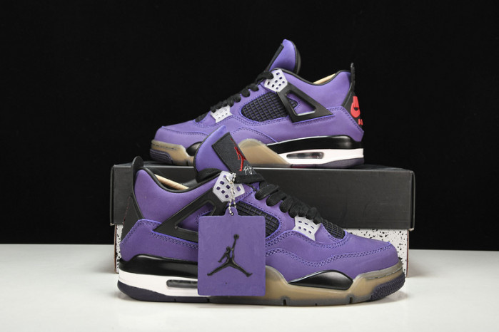 jordan 4 retro purple travis scott x aj4-766302