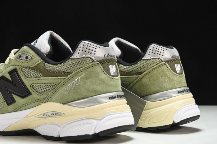 jjjjound x new balance 990v3 “olive” m990jd3