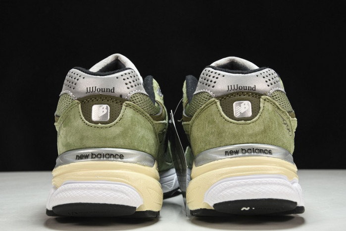 jjjjound x new balance 990v3 “olive” m990jd3