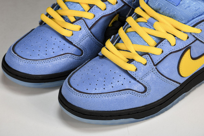 the powerpuff girls x nike sb dunk low “bubbles” fd2631-602