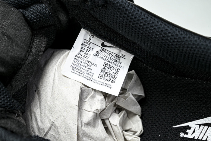 Nike Air Force 1 Low Retro SP BLACK Comme des Garçons Black IB9949-001