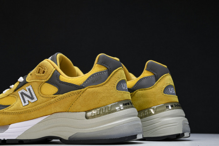 new balance 992 yellow grey m992bb