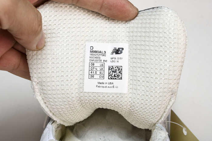 new balance 990v3 miusa teddy santis sea salt m990al3