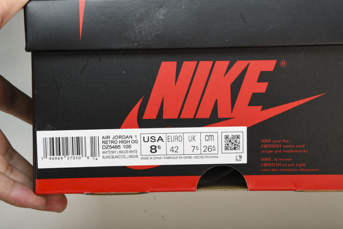 jordan 1 high og “mauve” dz5485-105