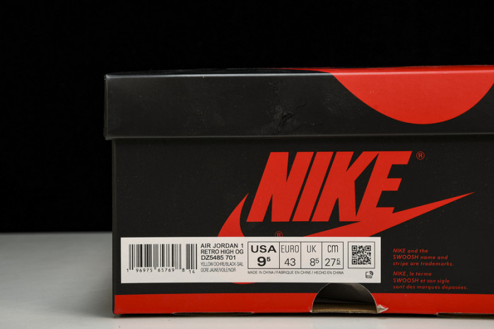 jordan 1 retro high ogyellow ochre dz5485-701