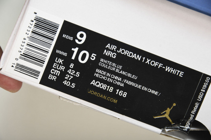 of x air jordan 1 aq0818-168