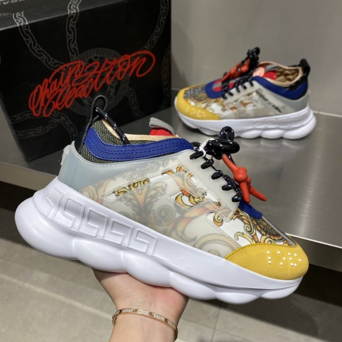 vse chain reaction yellow sneaker