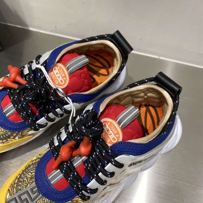 vse chain reaction yellow sneaker