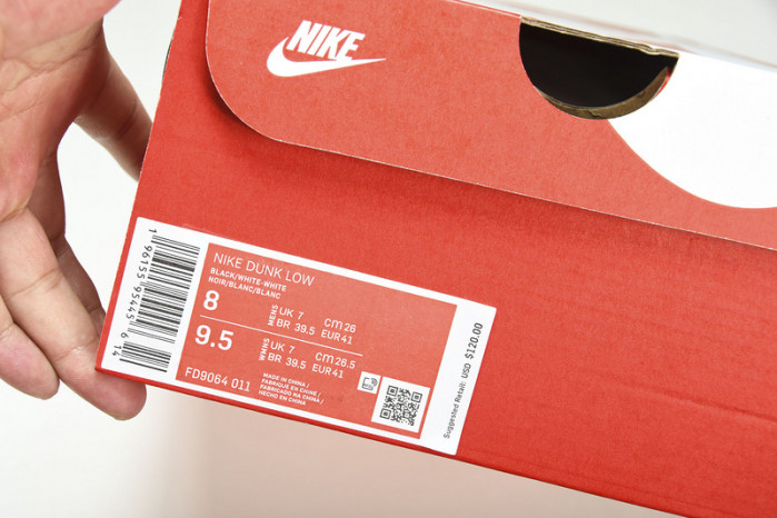 nike dunk low reverse panda fd9064-011