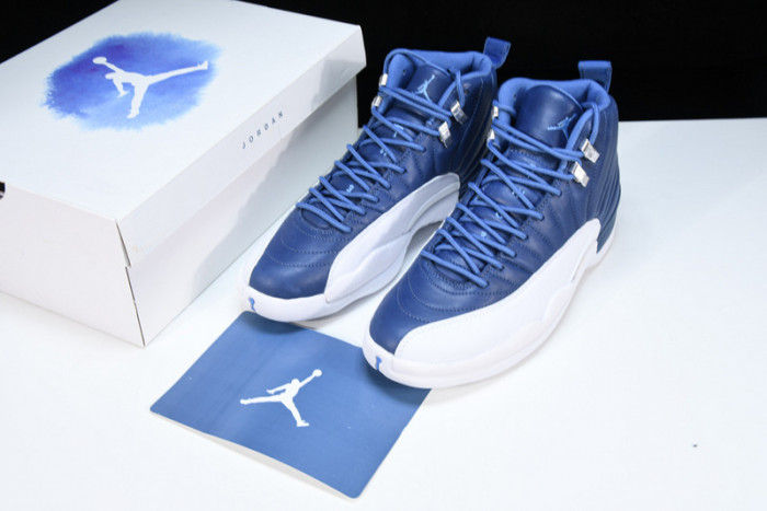 jordan 12 retro stone blue - 130690-404