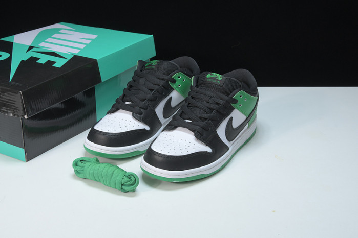 nike sb dunk low classic green - bq6817-302