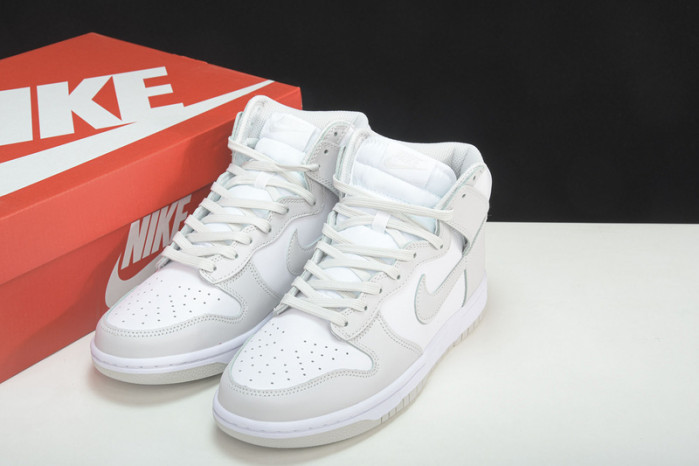 nike dunk high retro white vast grey (2021) dd1399-100