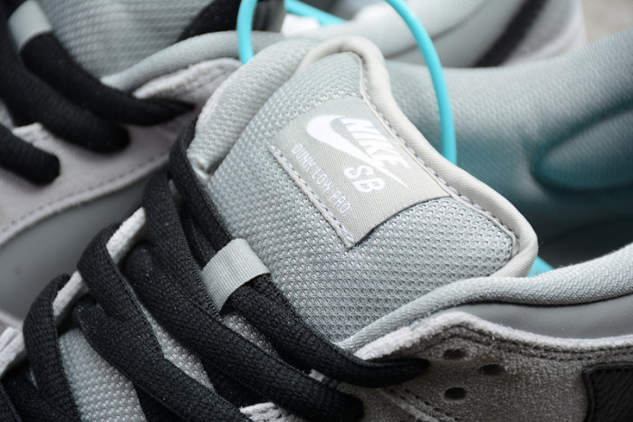 nike sb dunk low pro grey/black bq6817-101