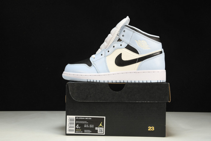 jordan 1 mid ice blue 555112-401