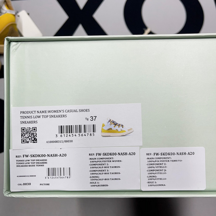 lanvin curb sneaker 111193