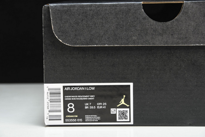 jordan 1 low white bordeaux 553558-615