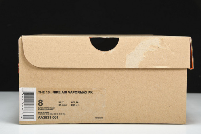 the 10: nike air vapormax fk "of" - nike - aa3831-001