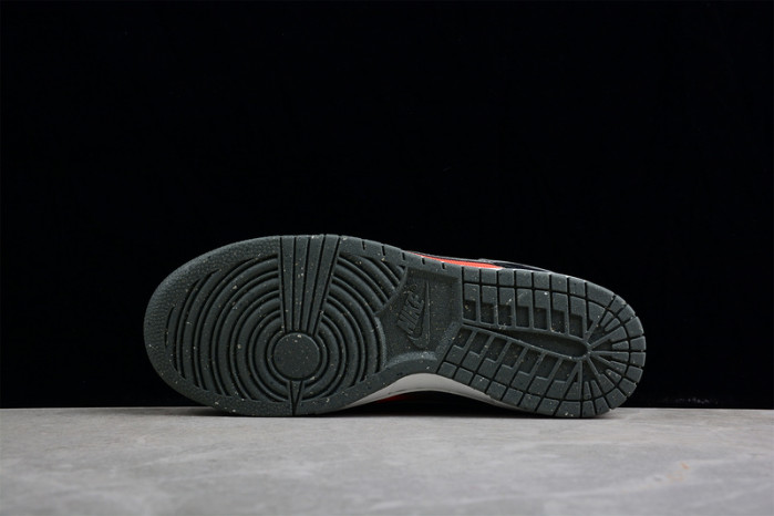 nike dunk low graffiti black red dm0108-001