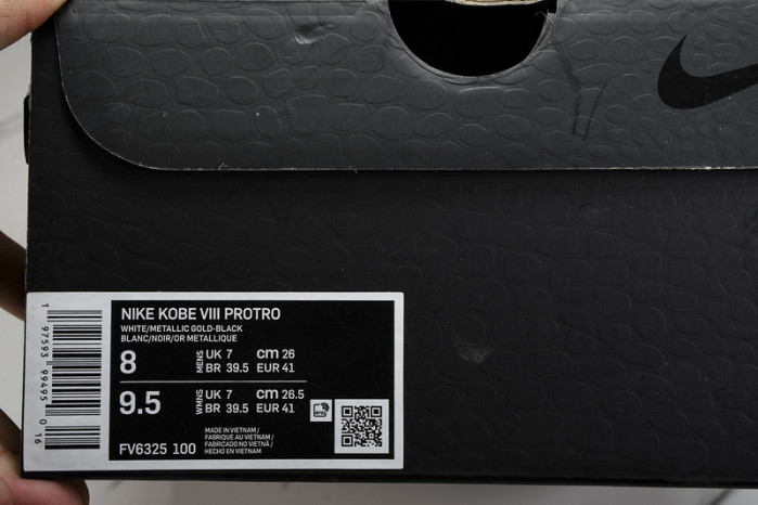 nike kobe 8 protro “mambacita” gigi r.i.p fv6325-1001