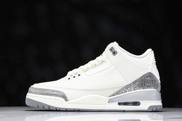 Air Jordan 3 “Sail/Metallic Silver” CK9246-100