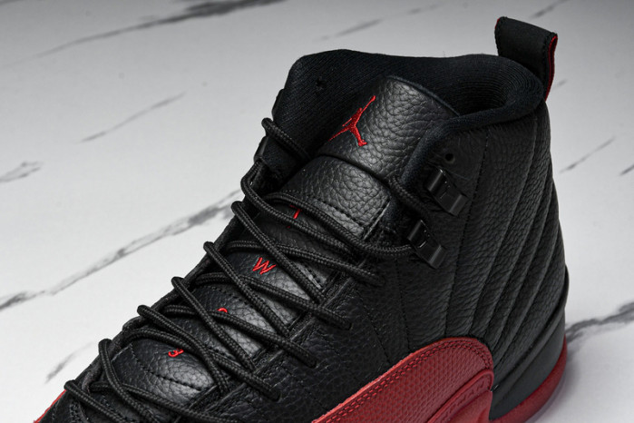 air jordan 12 black and red 130690-002