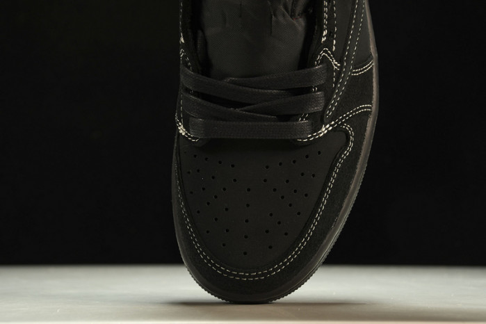 travis scott x air jordan 1 low "black phantom" dm7866-001