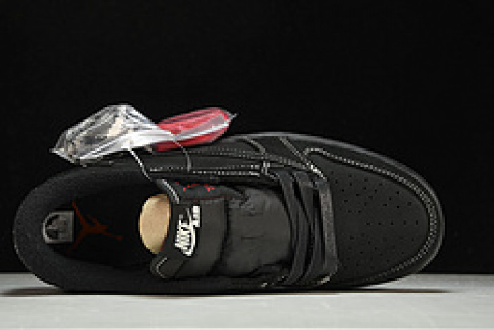 travis scott x air jordan 1 low "black phantom" dm7866-001