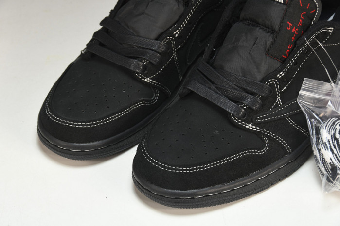 travis scott x air jordan 1 low "black phantom" dm7866-001