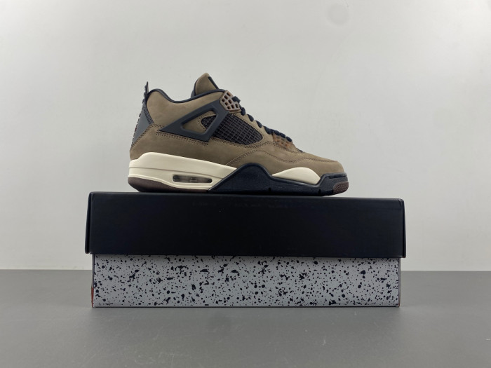 travis scott x air jordan 4 retro brown aj4-882335