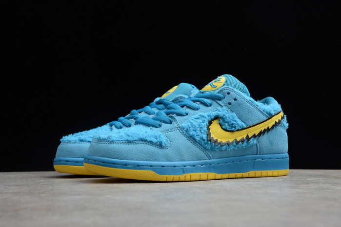 grateful dead x nike dunk low sb "blue bear" cj5378-400