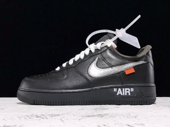 of x moma x nike air force 1 07 low black - av5210-001