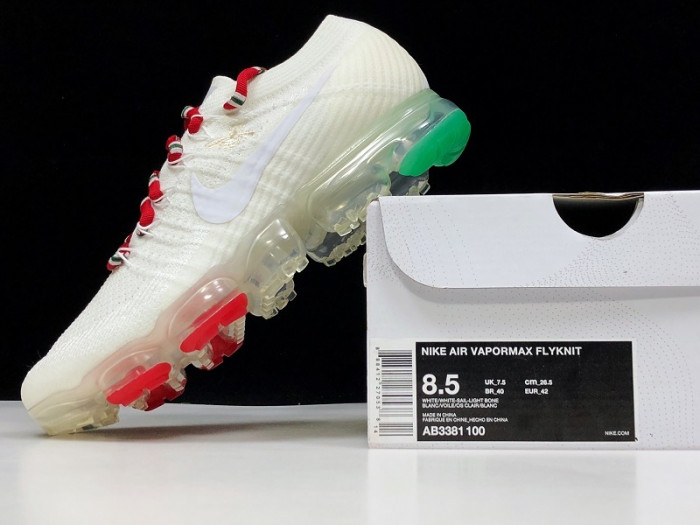 nike air vapormax flyknit white sail light bone ab3381-100
