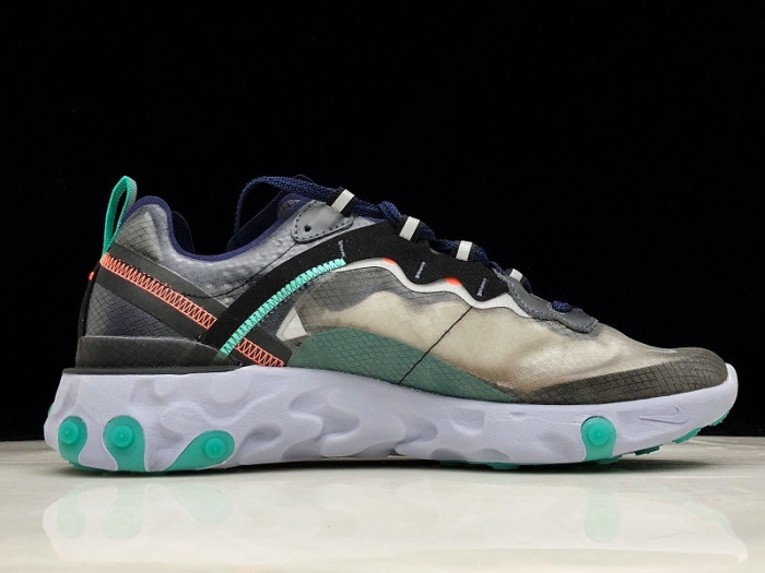 nike react element 87 black neptune green aq1090-005