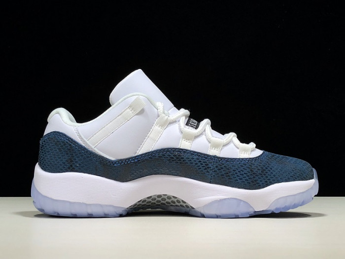 jordan 11 retro low snake navy (2019) - cd6846-102