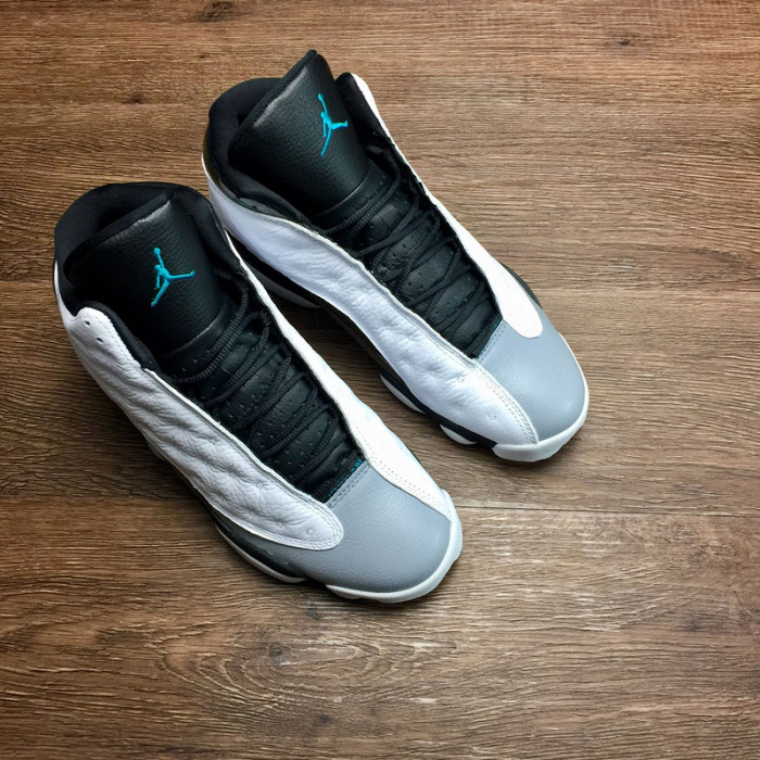 air jordan 13 retro “barons hologram” white/grey mens 414571-115