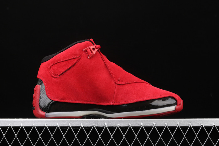 air jordan 18 retro "red suede" - air jordan - aa2494-601