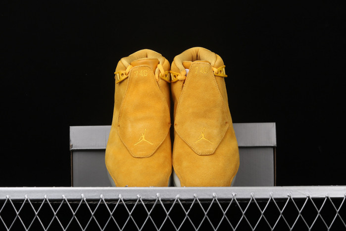 air jordan 18 retro "yellow suede" - air jordan - aa2494-701