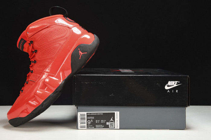 jordan 9 retro chile red ct8019-600