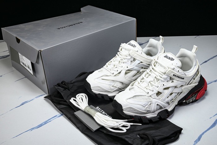 BL TRACK TRAINERS SNEAKER WHITE W2GN3-9610