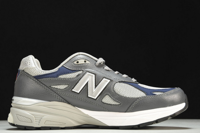new balance 990v3 elephant grey navy m990gj3