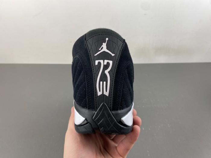 Jordan 14 Retro Black White 487471-016